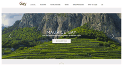 Desktop Screenshot of mauricegay.ch